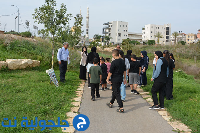 مشاركة واسعة في مسيرة تنزه واكتشف وادي قانا في جلجولية